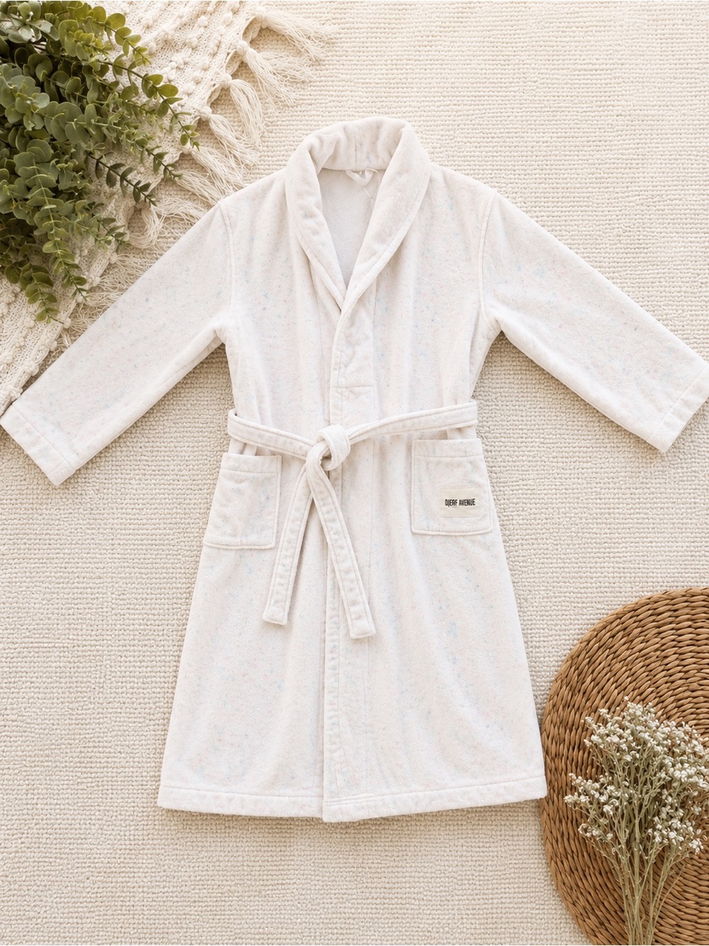 Djerf Avenue Summer Field Organic Cotton Terry Robe